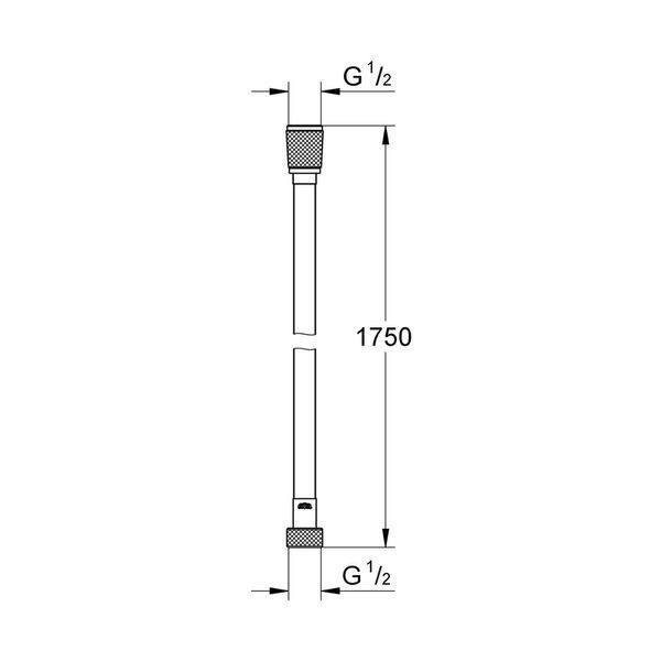 Душовий шланг Grohe Silverflex TwistStop 1750мм (28388001) 28388001 фото
