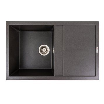 Гранитная мойка для кухни VALESO SELENA 7950 матовая Морион SP000047263 фото