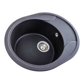 Гранитная мойка для кухни VALESO 5847 ONYX матовый Морион SP000047360 фото