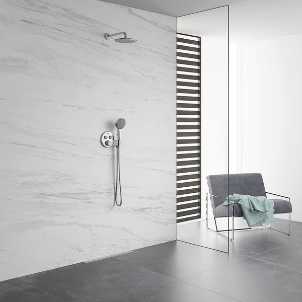 Набір для душу з верхнім душем Grohe Eurosmart UA33556003 (33556003+28576000+27541001) (UA33556003) UA33556003 фото