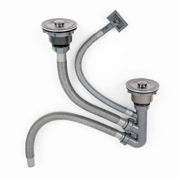 DST-B сифон подвійний ТМ Platinum PVD чорний SP000043046 фото