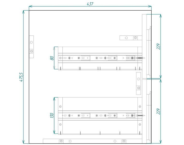 Тумба подвесная Sicilia Ш2 (Белая) под умывальник CERS-60 ( А0060136 ) А0060136 фото