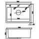Мийка з нержавіючої сталі MIXXUS MH5843 DECOR GRAPHITE (MH5843 DECOR NANO-BLACK) (3.0/0.8) колір графіт (MI7042) MI7042 фото 2