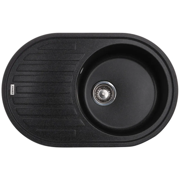 Мийка кухонна Zerix ZS-7750R-13 Графитная (ZX4561) ZX4561 фото