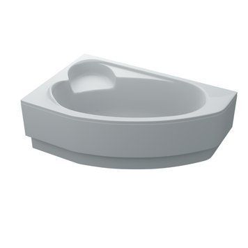 Ванна акриловая асимметричная LEONI 170х110 L + ноги + экран под ванну ( А0045131 ) А0045131 фото